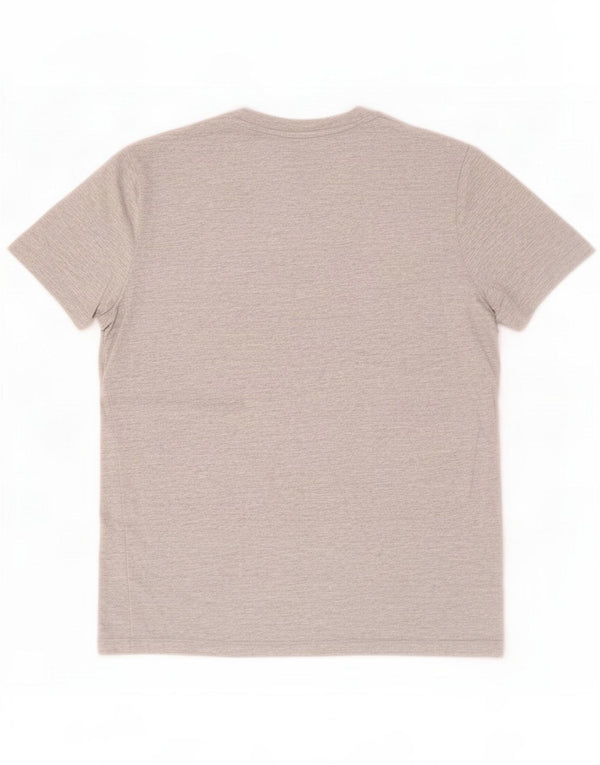 Jack & Jones Mens T-Shirt Top Medium Grey Flecked Cotton