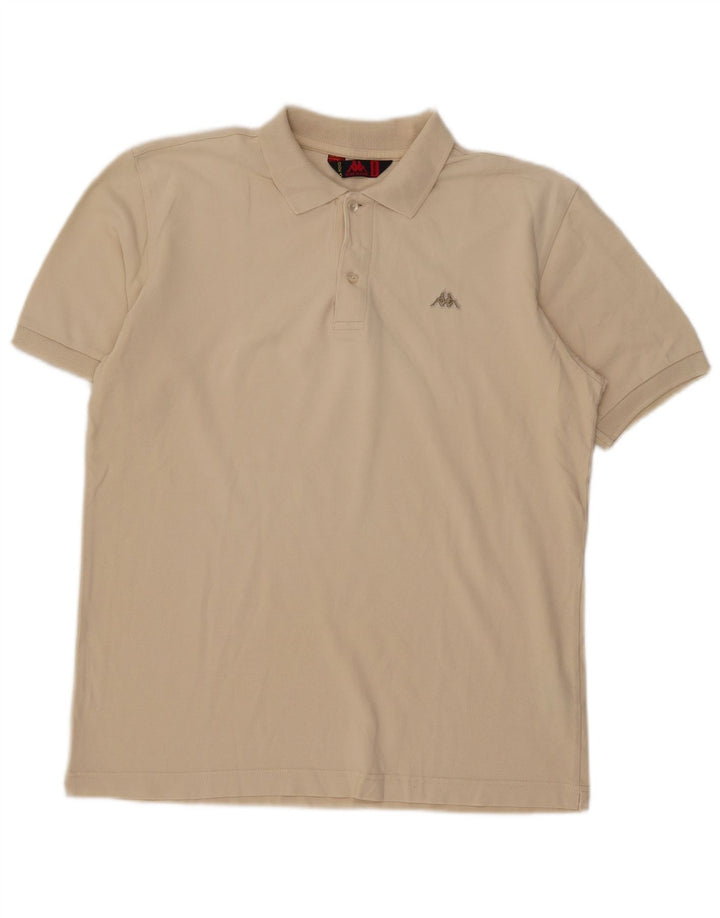 Kappa herre poloshirt Medium beige bomuld