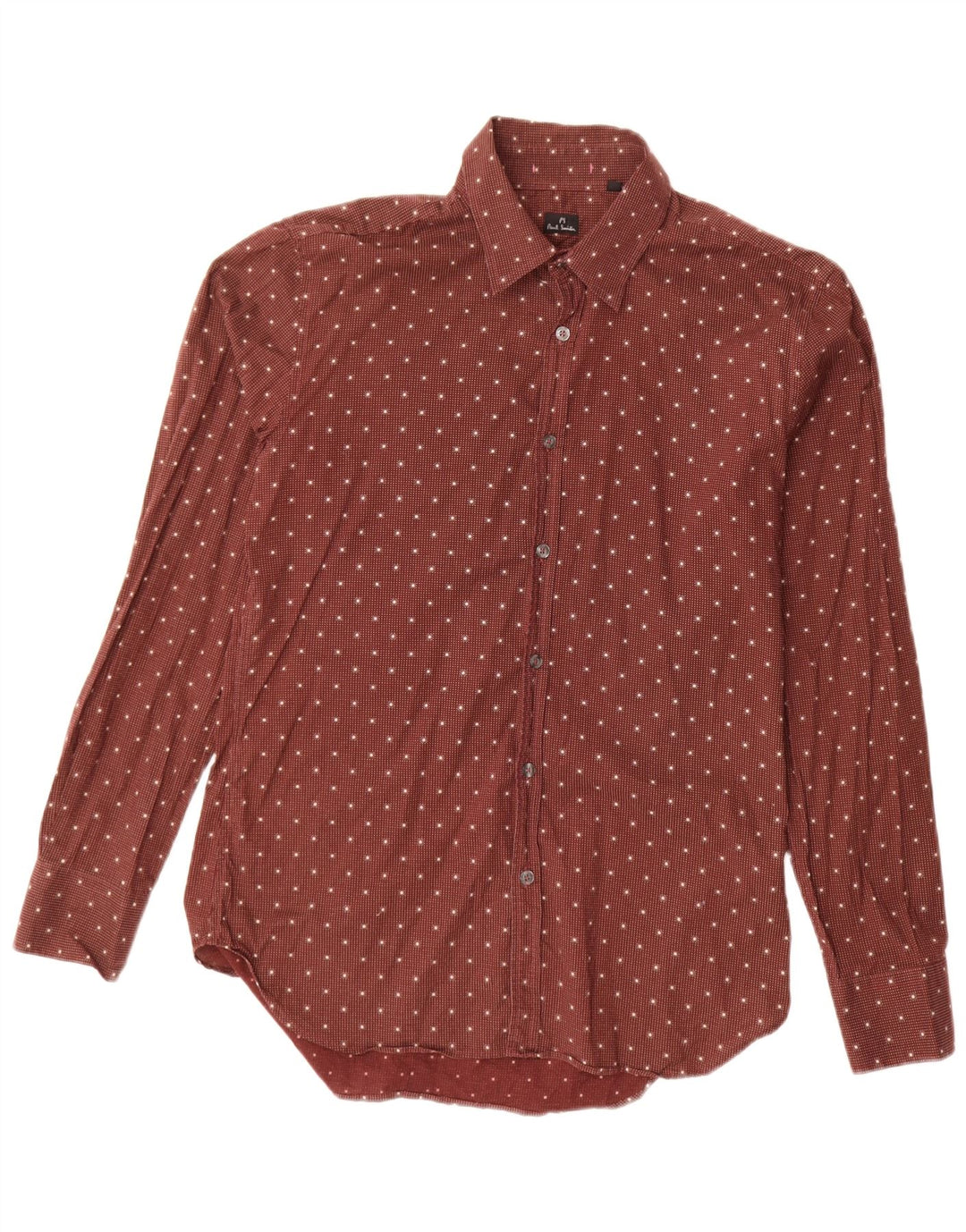 PAUL SMITH Herreskjorte Medium rød plettet