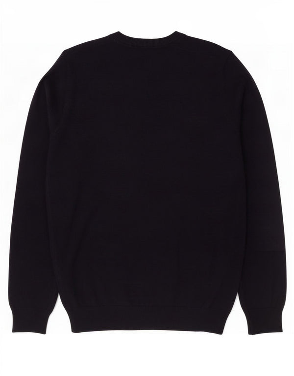 Marks & Spencer Herre sweater med rund hals, medium marineblå bomuld