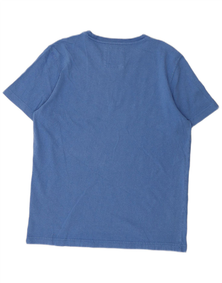 Crew Clothing Herre T-Shirt Top Medium Blue Bomuld