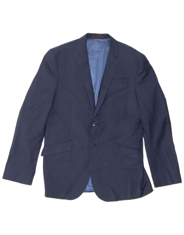Marks & Spencer Herre 2 Button Blazer Jacket UK 40 Medium Navy Blue