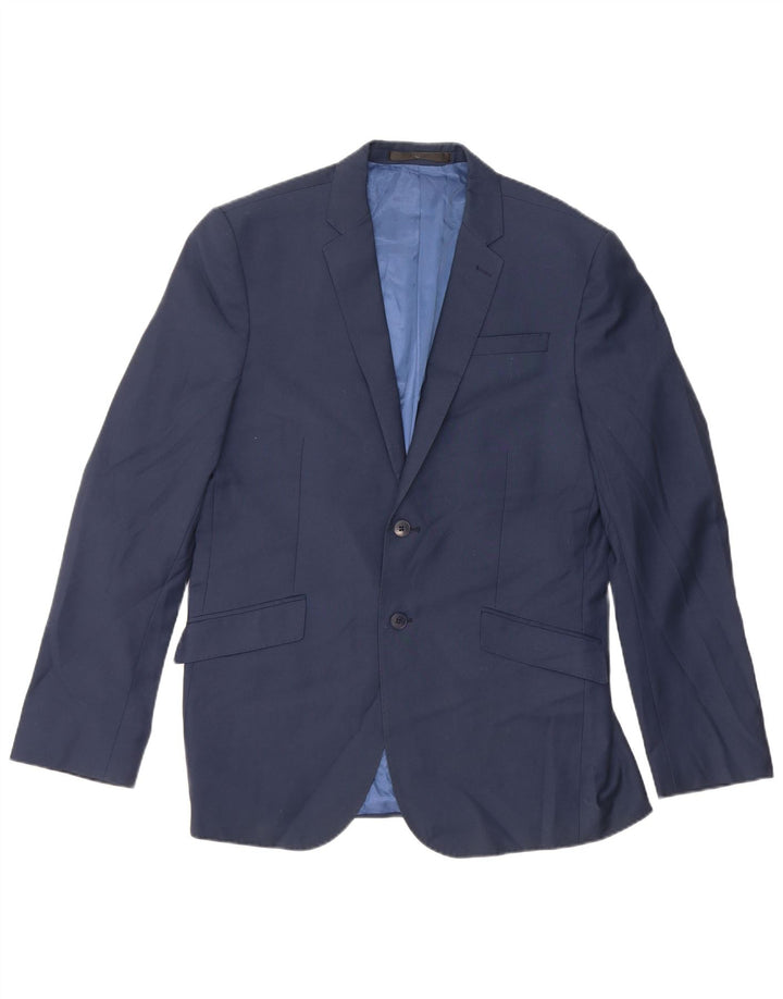 Marks & Spencer Herre 2 Button Blazer Jacket UK 40 Medium Navy Blue