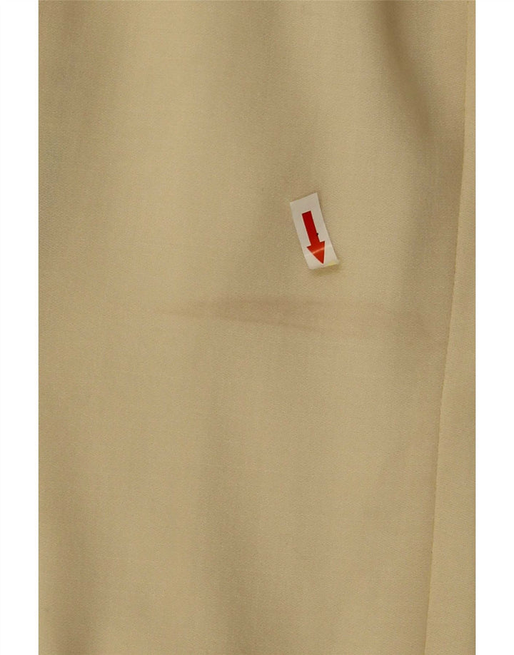 Marella Dame 1 Knap Blazer Jakke UK 12 Medium Gul Ny Uld