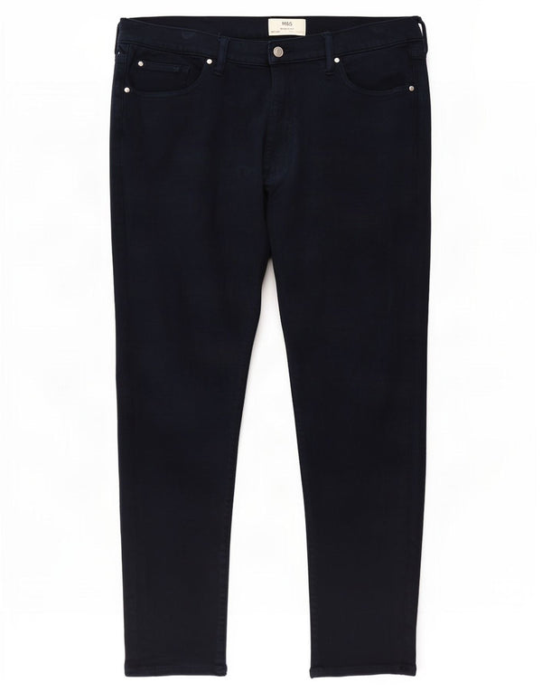 Marks & Spencer Skinny Jeans til mænd W38 L29 blå bomuld