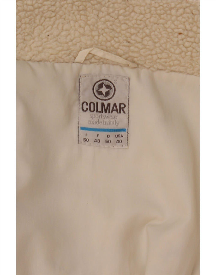 Colmar Herre Hætte Oversized Skijakke IT 50 Medium Off White Colourblock