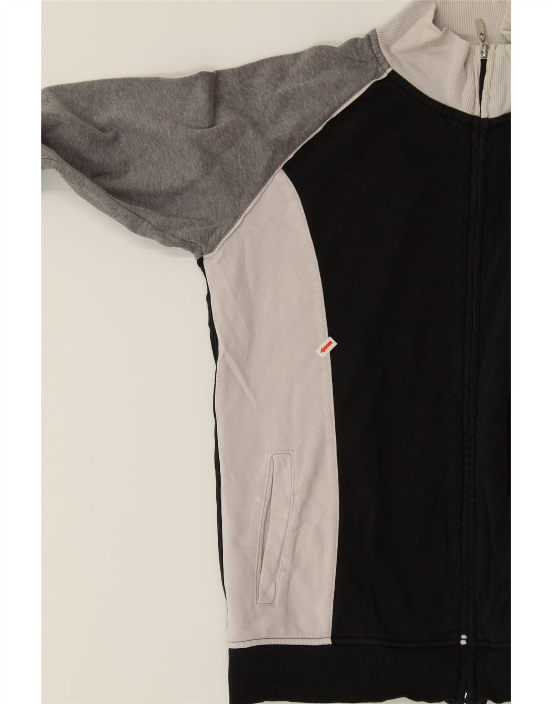 FILA Mens Tracksuit Top Jacket Small Black Colourblock Vintage Fila and Second-Hand Fila from Messina Hembry 