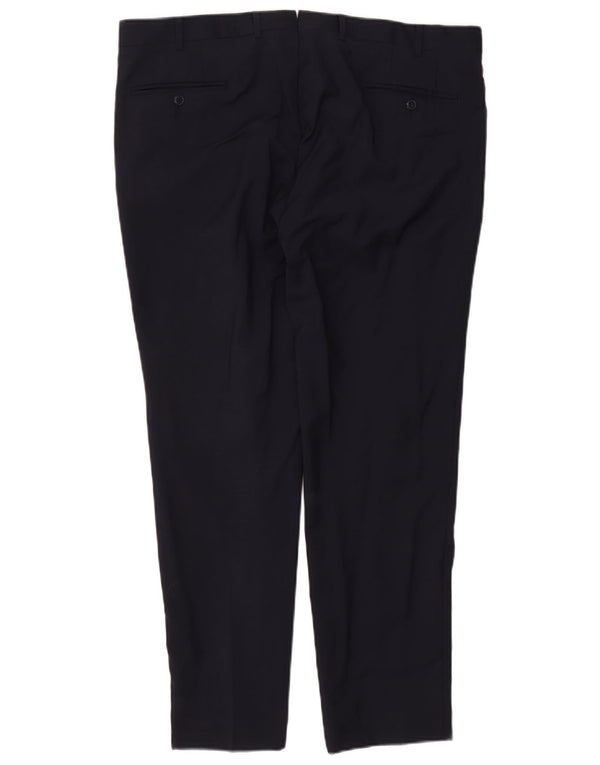 Vintage Slim Suit Bukser til mænd W40 L30 Marineblå