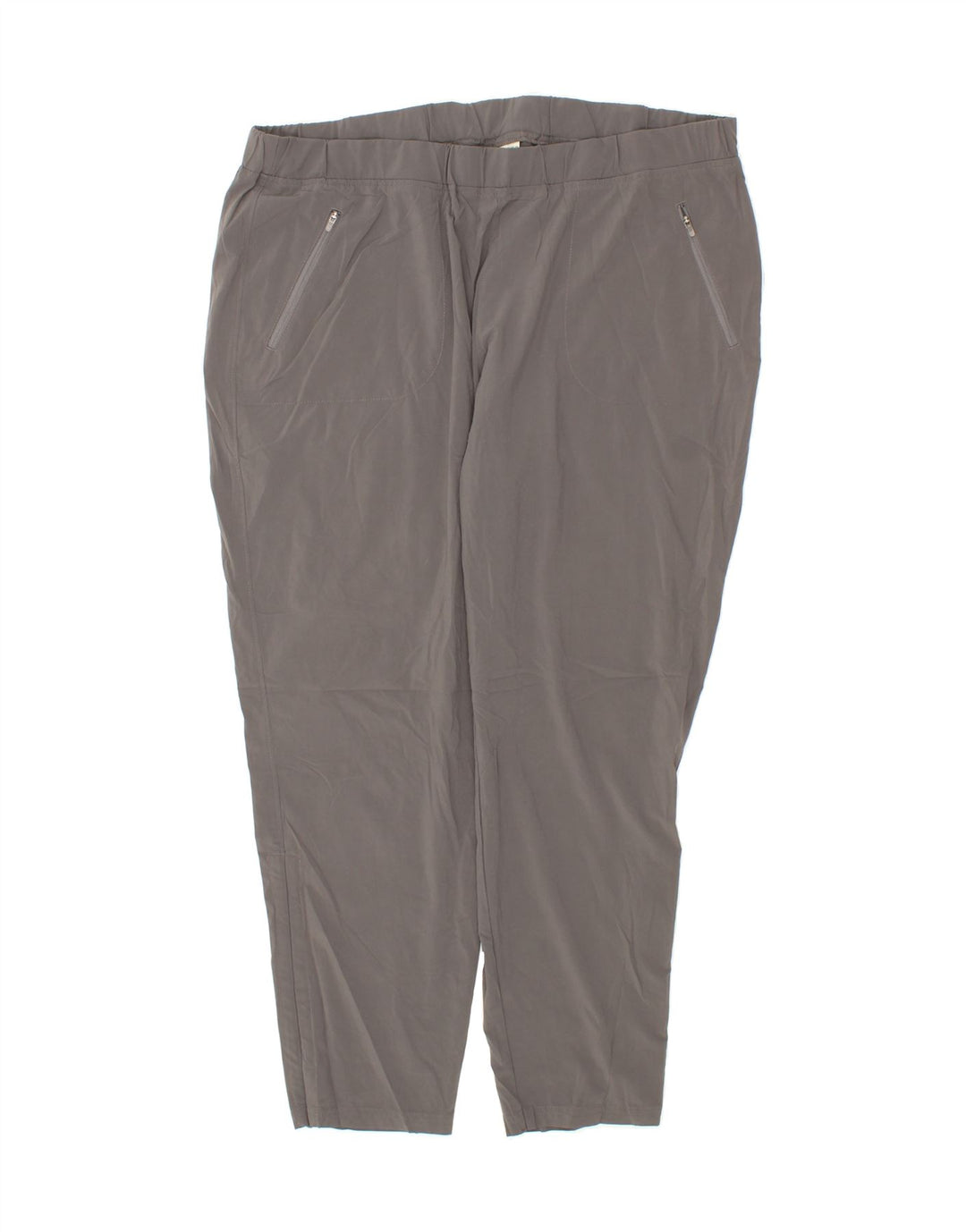 ORVIS Womens Slim Trousers UK 18 XL W40 L30 Grey Polyester Vintage Orvis and Second-Hand Orvis from Messina Hembry 