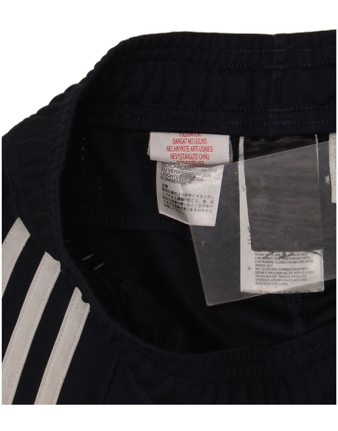 Adidas Træningsdragtsbukser til drenge 9-10 år Marineblå polyester