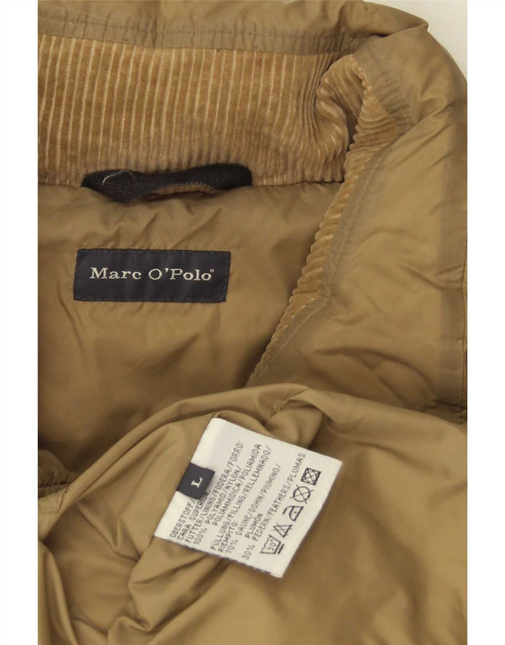 Marc O'Polo Herre Polstret Gilet UK 40 Stor brun polyamid