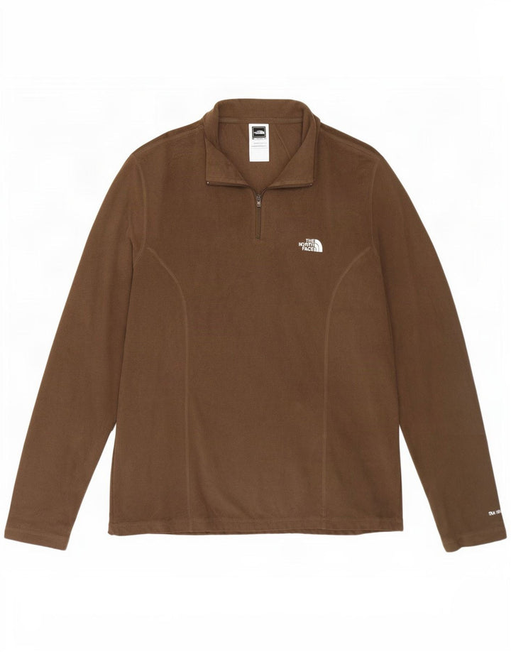 The North Face Dame Fleece Jumper med lynlås DK 16 Stor brun polyester