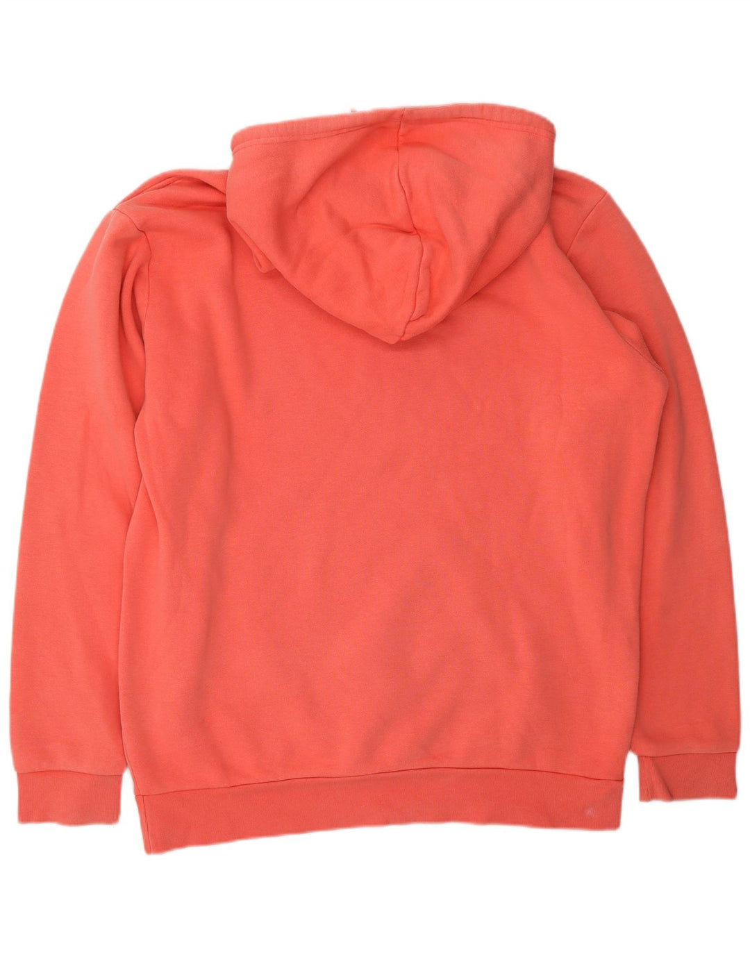 ADIDAS Mens Hoodie Jumper Large Red Cotton
