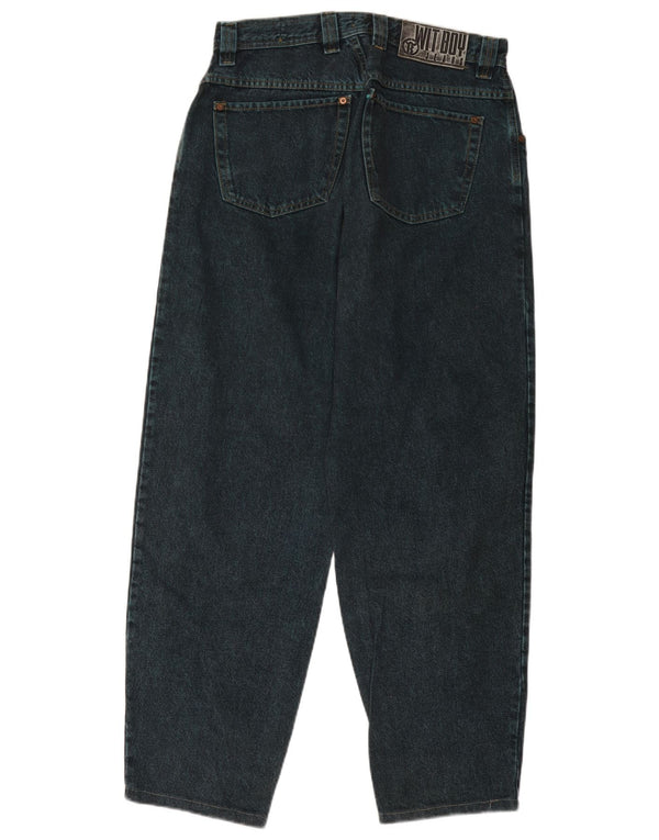 Wit Boy Herre tilspidsede jeans W33 L31 Blå Bomuld