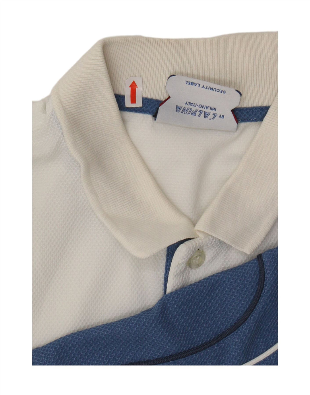 AUSTRALIAN L'ALPINA Poloshirt til mænd IT 56 3XL Hvid Colourblock Polyester