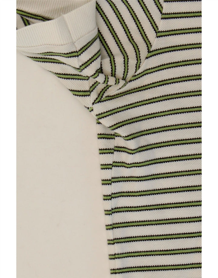 FRED PERRY Poloshirt til mænd Lille hvid stribet bomuld