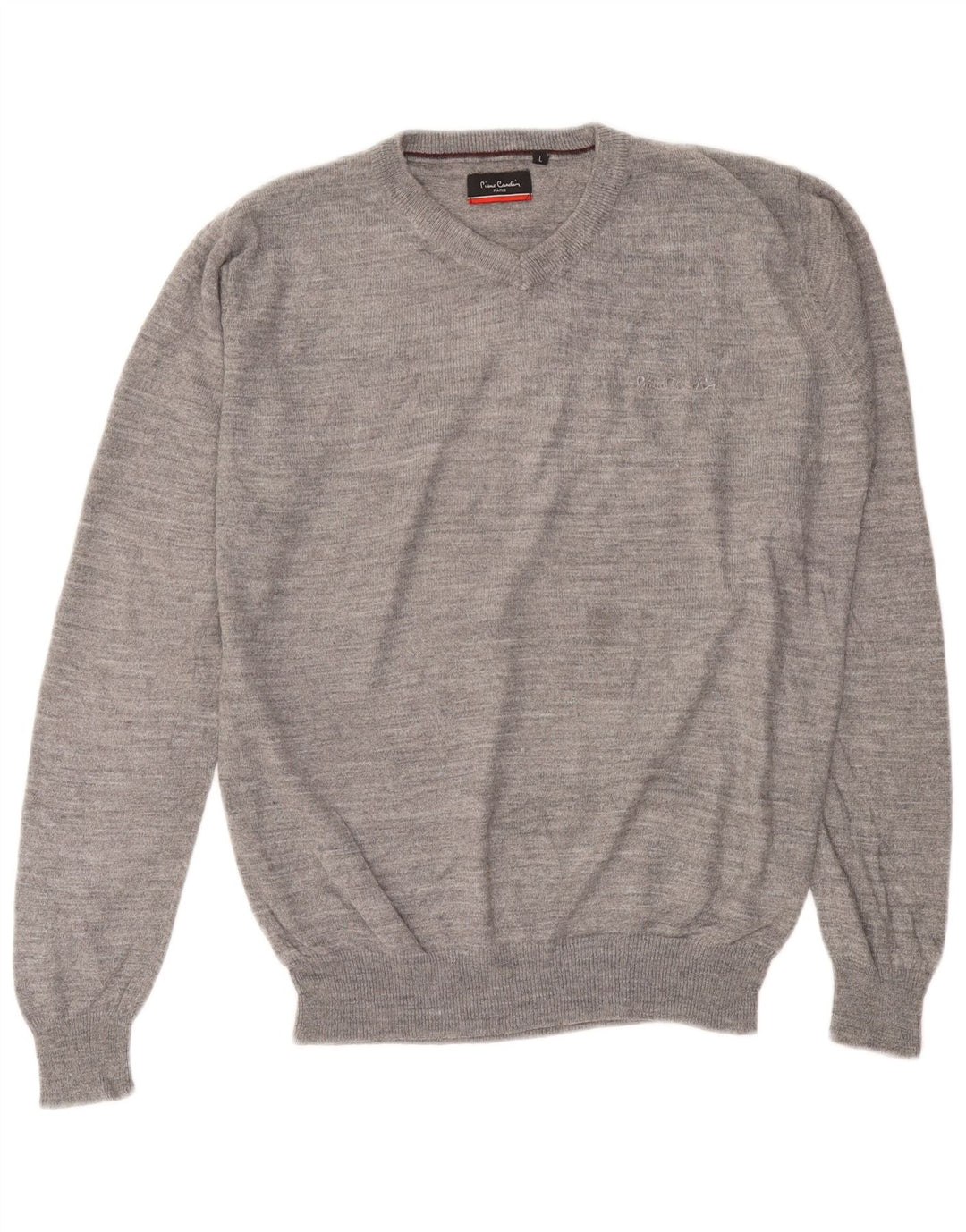 Pierre Cardin Herre V-hals sweater Stor Grå Akryl