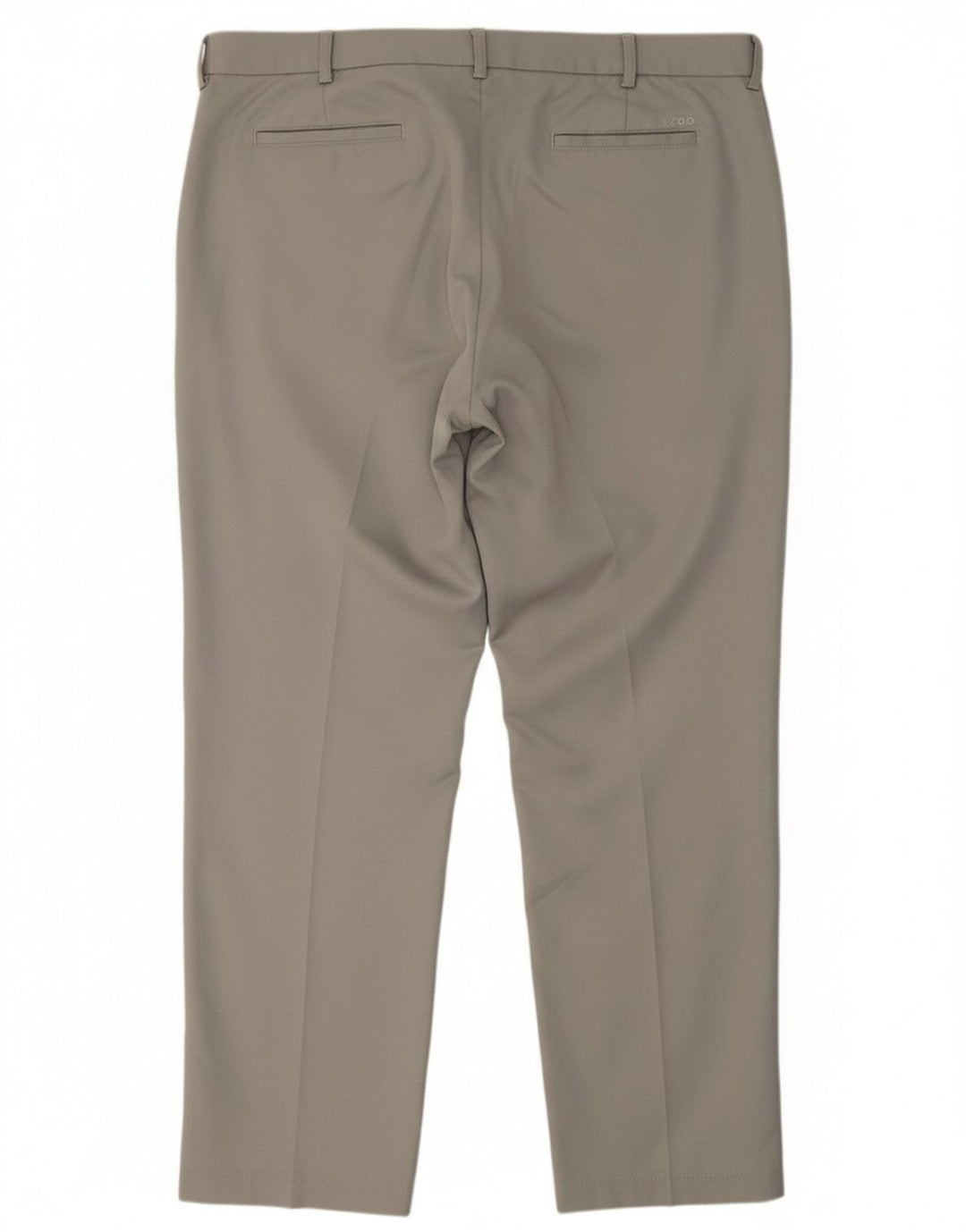 IZOD Mens Golf Straight Suit Trousers W40 L32 Grey Polyester