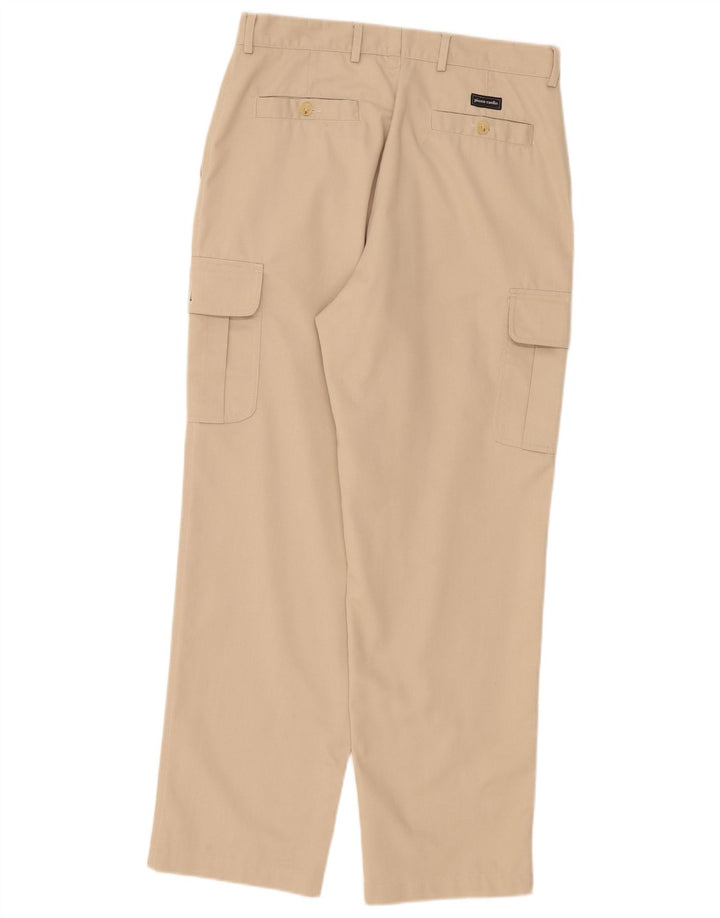 Pierre Cardin Straight Cargo bukser til mænd W32 L31 Beige