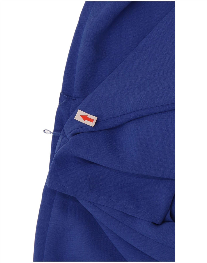Oasis Womens 3/4-ærmet kappekjole UK 8 Small Blue Polyester