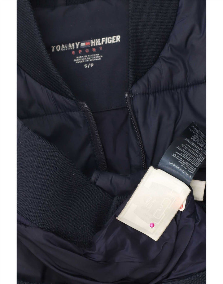 Tommy Hilfiger Herre polstret jakke UK 36 Small Navy Blue Colourblock