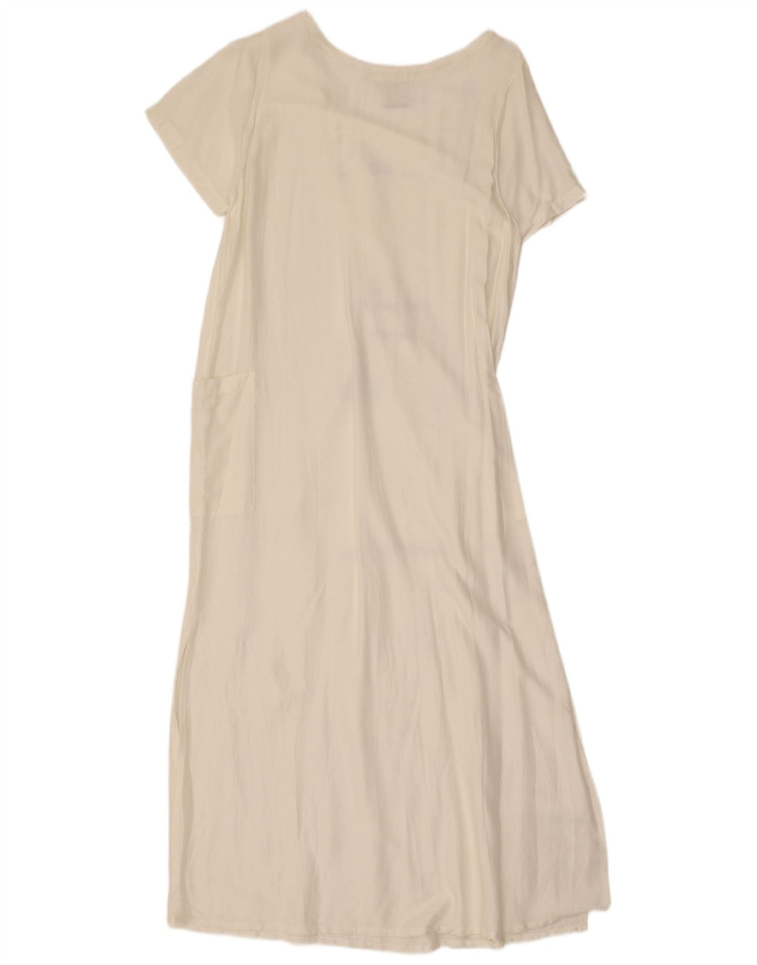 Tera Bora Graphic Maxi Dress til kvinder UK 12 Medium White