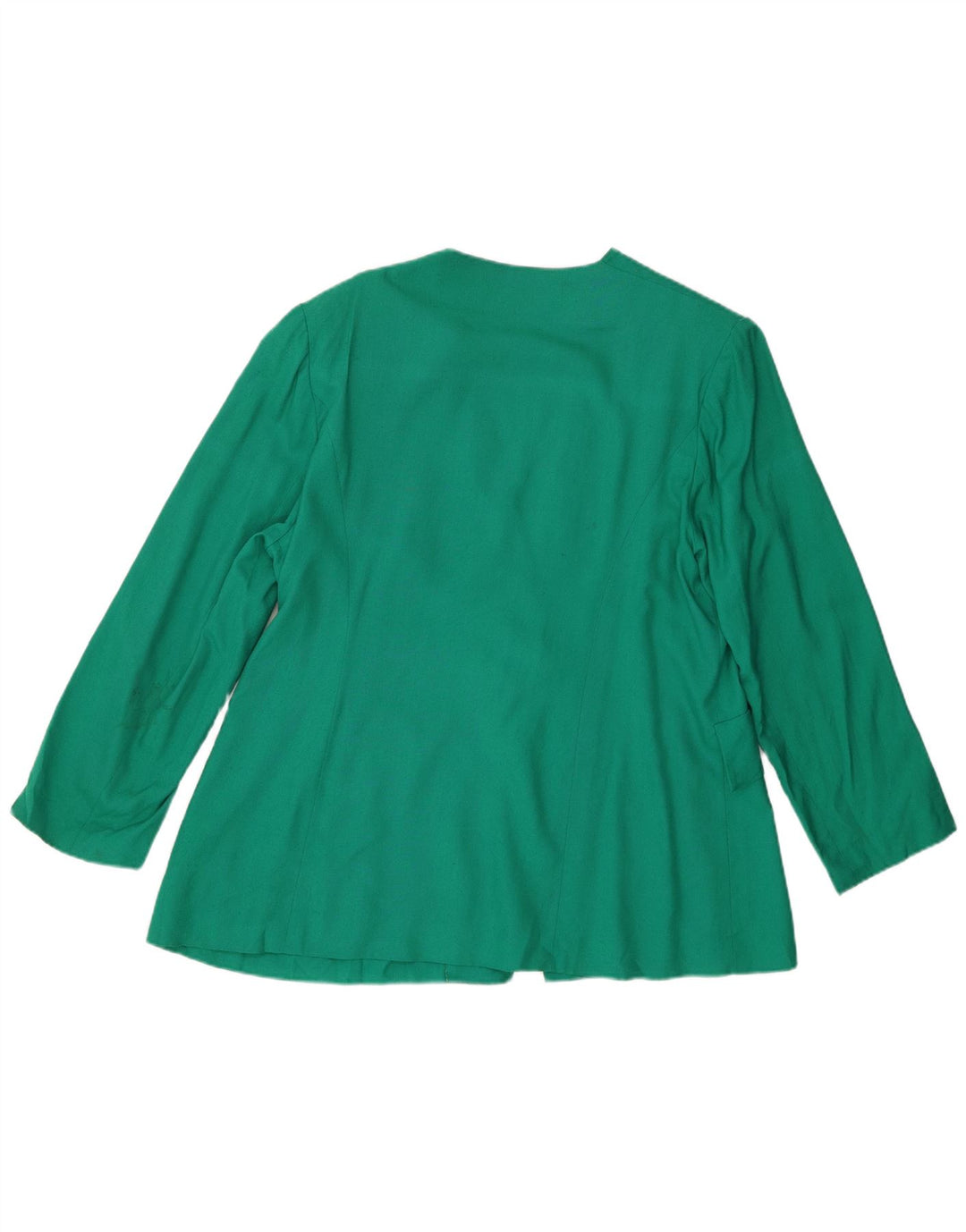 Vintage Dame 1 Knap Blazer Jacket UK 16 Large Green