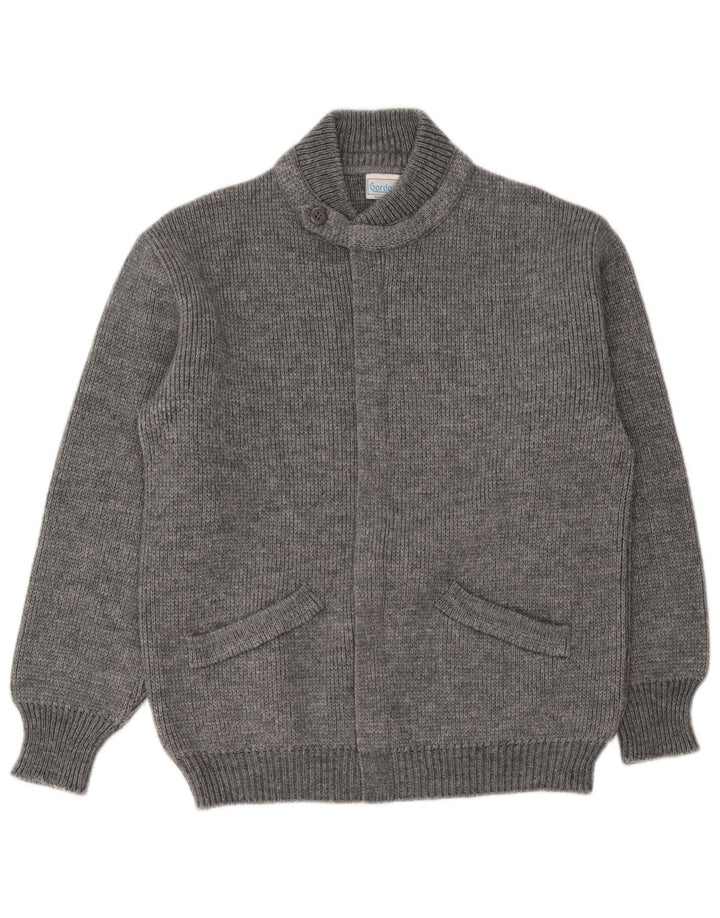 Gordon herre cardigan sweater lille grå uld