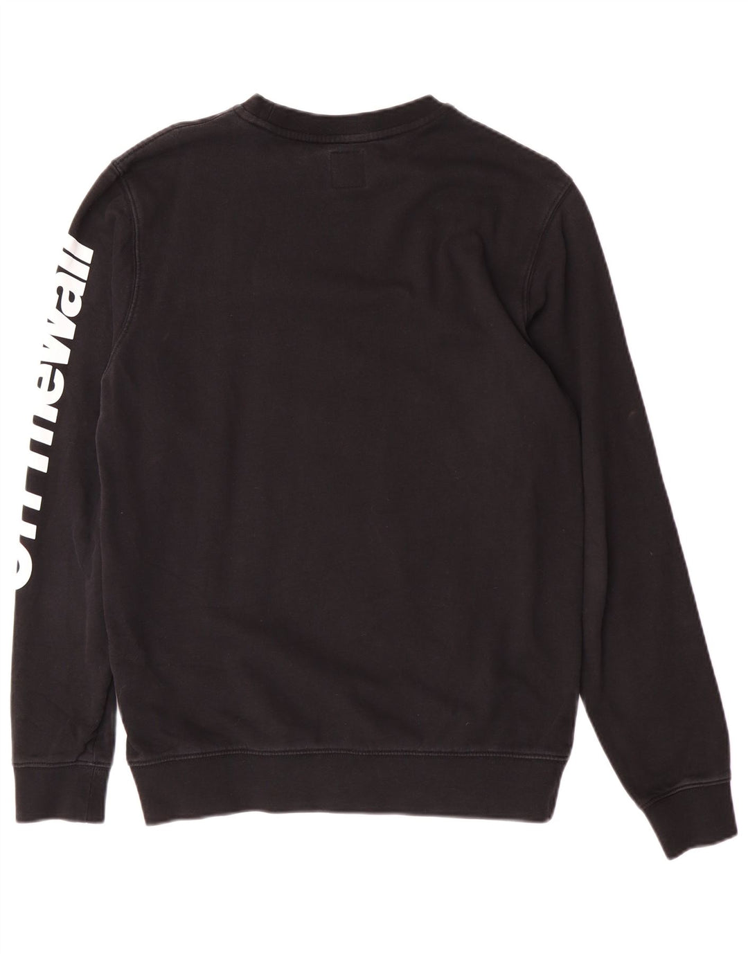 Vans Herre Off The Wall Grafisk Sweatshirt Jumper XS Sort Bomuld