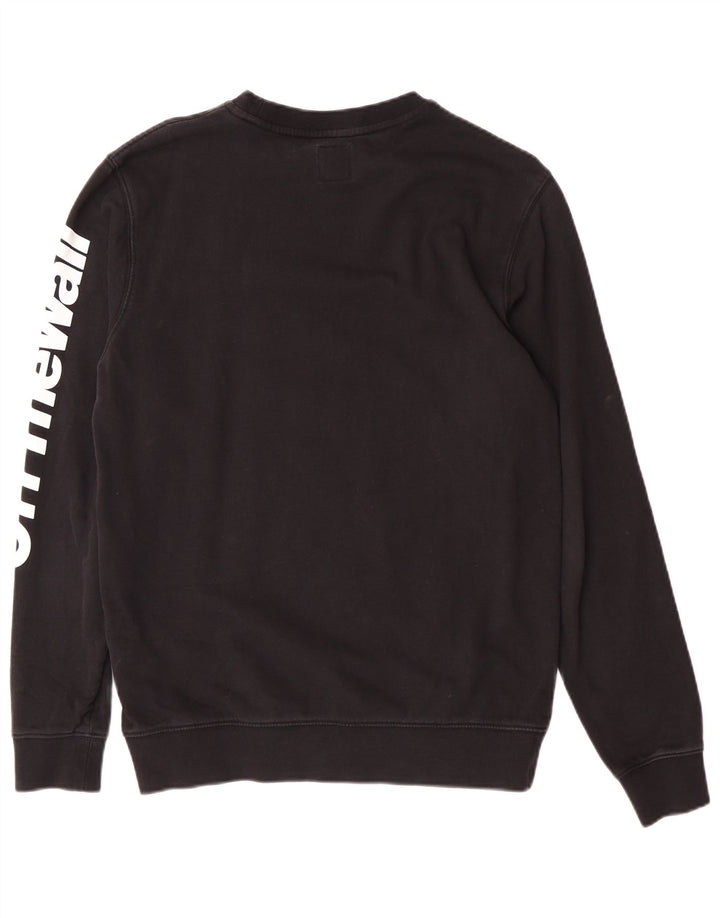 Vans Herre Off The Wall Grafisk Sweatshirt Jumper XS Sort Bomuld