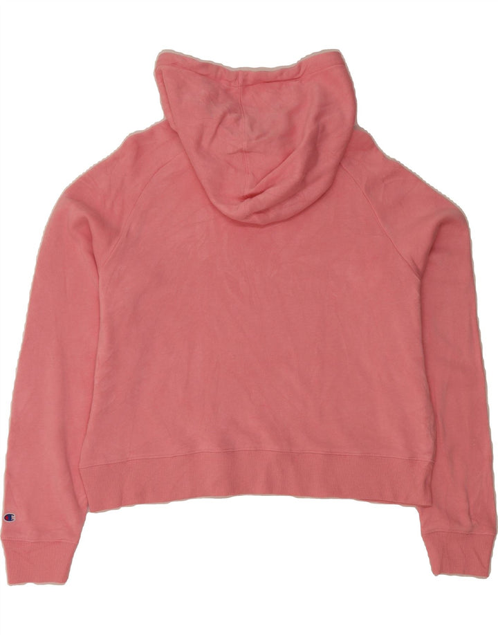 CHAMPION Womens Hoodie Jumper UK 16 Large Pink Vintage Champion and Second-Hand Champion from Messina Hembry 