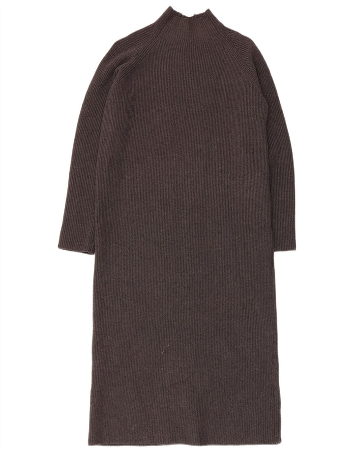 Zara Dame Jumper Dress UK 10 Small Grå