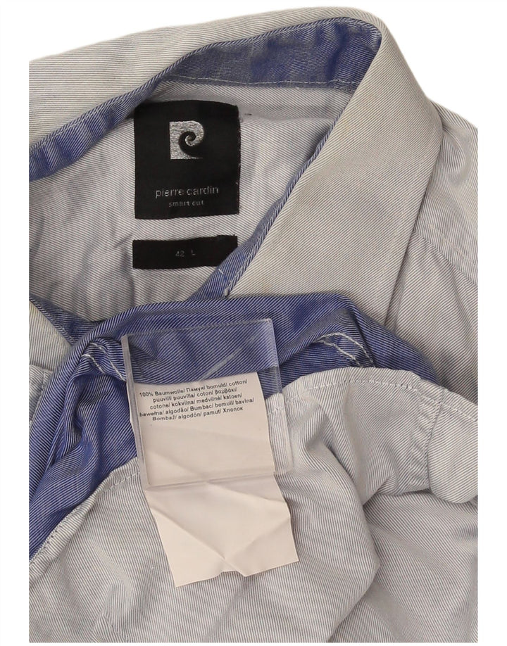 Pierre Cardin Herreskjorte str. 42 Large Grå Bomuld