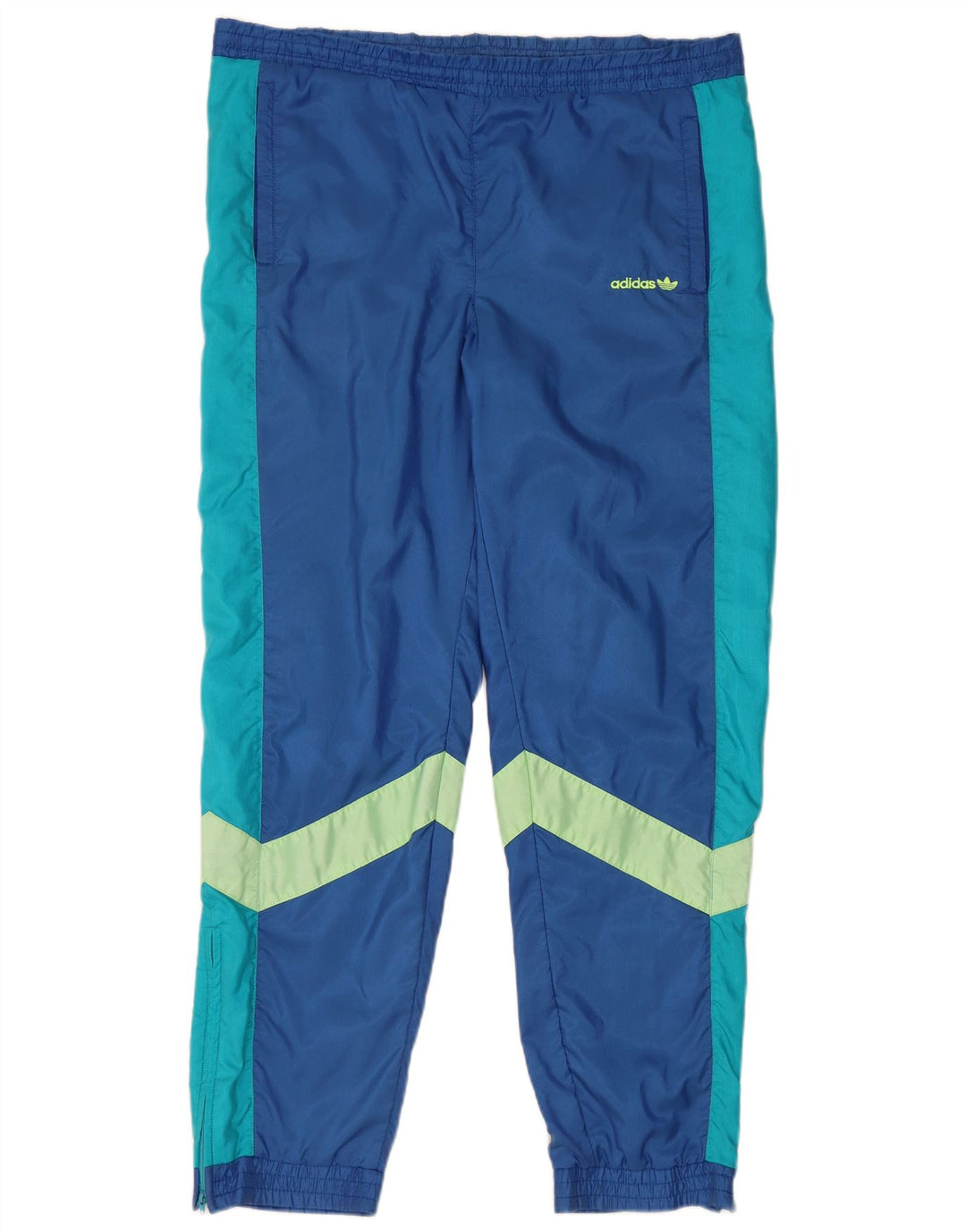 Adidas Herre træningsdragt Bukser Joggers Large Blue Colourblock