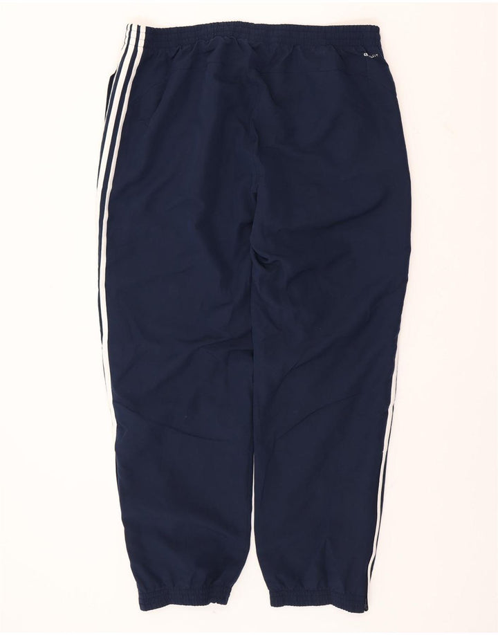 ADIDAS Herre Climalite træningsdragt Bukser Joggers XL Navy Blue Polyester