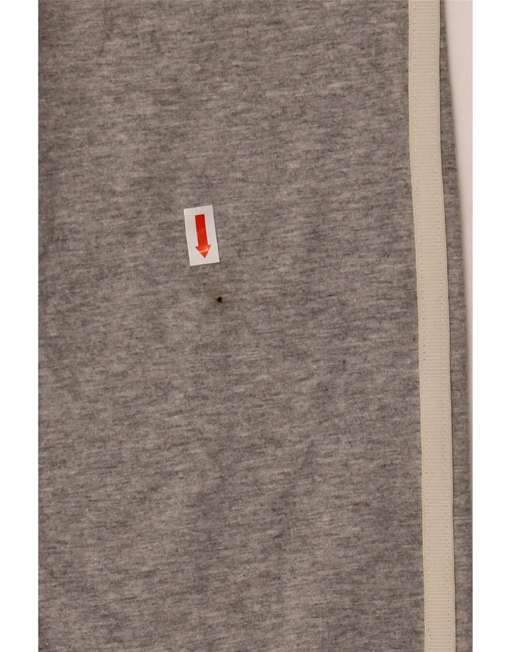 Adidas Womens Leggings UK 8 Small Grey Flecked Bomuld