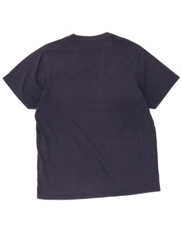 Mountain Warehouse Herre grafisk T-shirt Top Stor marineblå bomuld