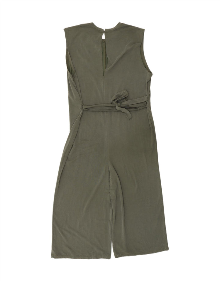ZARA Womens Jumpsuit UK 10 Small  Grey Modal Vintage Zara and Second-Hand Zara from Messina Hembry 