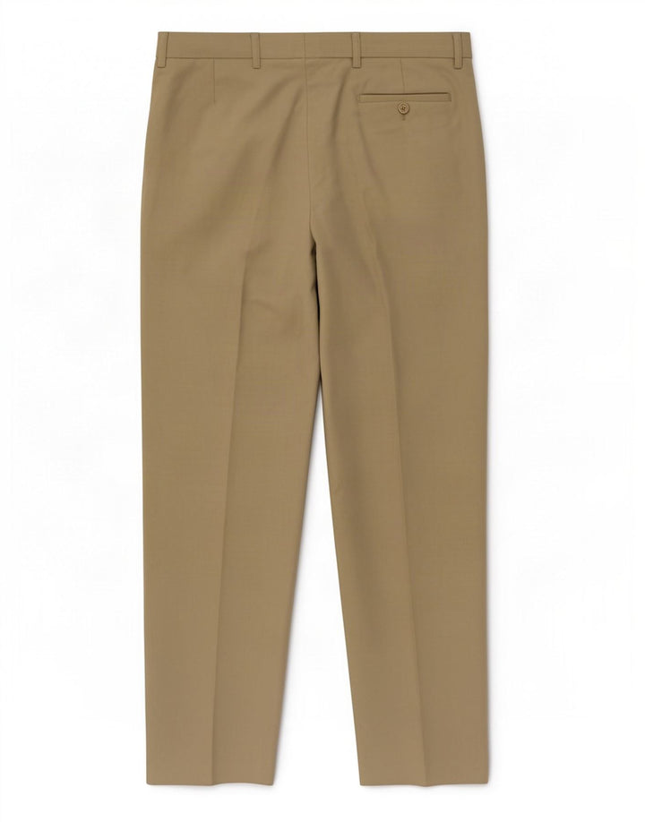 Marks & Spencer Herre Pegged Suit Bukser W32 L29 Khaki Polyester