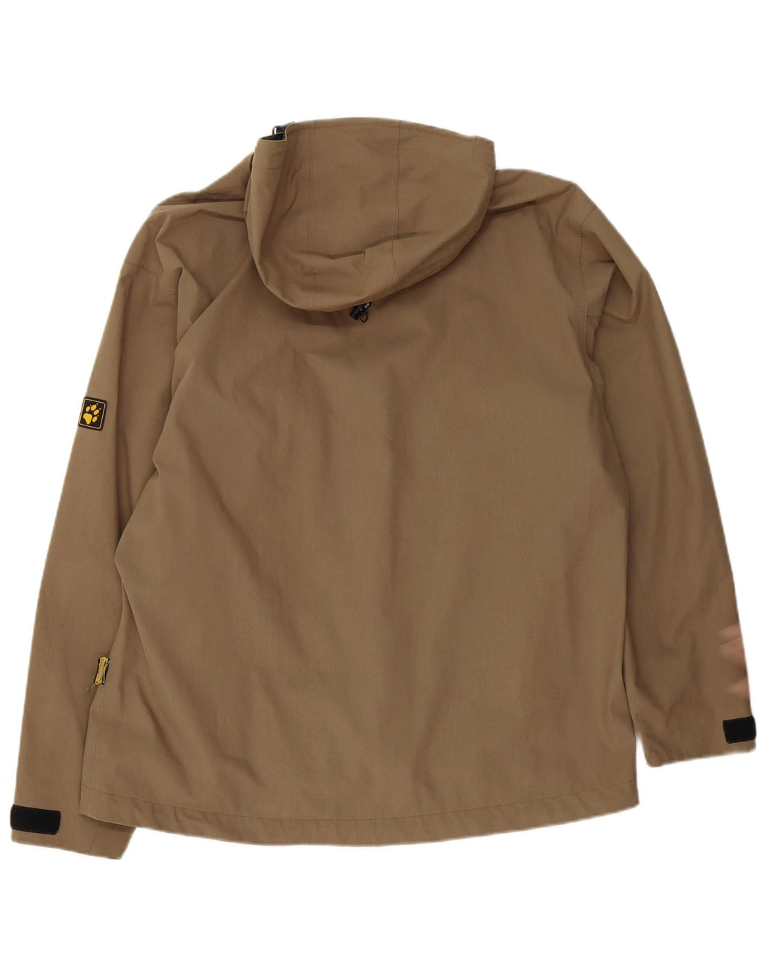 Jack Wolfskin Herre Hætte regnjakke UK 40 Stor Beige Polyester