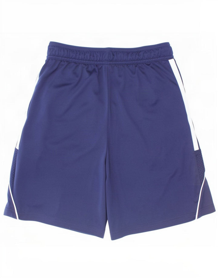Adidas Boys Sports Shorts 13-14 år Blå polyester