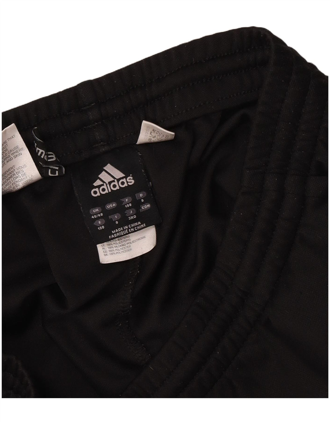 Adidas Træningsdragtsbukser til mænd UK 46/48 XL Sort Polyester