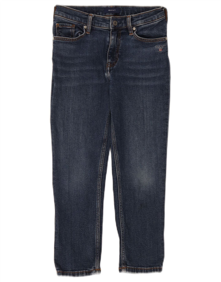 GANT Girls Slim Jeans 7-8 år W22 L19 Marineblå Bomuld