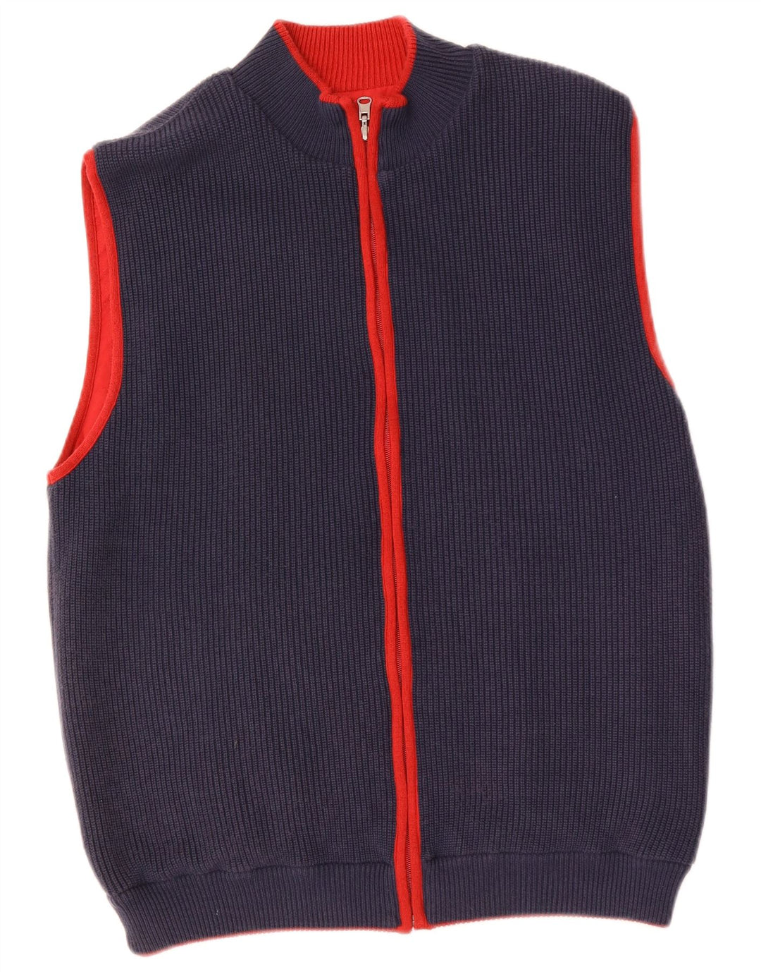 BOGGI Herre vendbar Gilet IT 52 XL Rød polyakryl