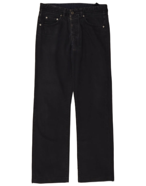 Massimo Dutti Herre Straight Jeans EU 40 Medium W31 L30 Marineblå Bomuld