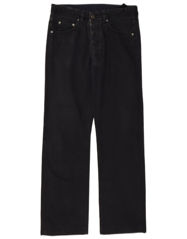 Massimo Dutti Herre Straight Jeans EU 40 Medium W31 L30 Marineblå Bomuld