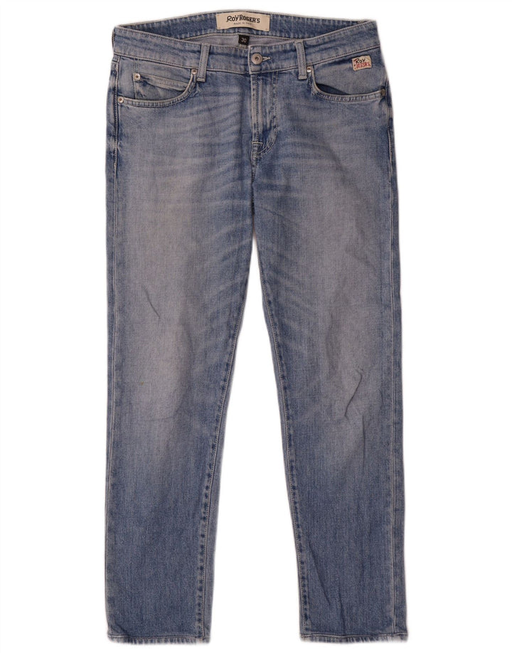 Roy Rogers Dame Slim Jeans W30 L28 Blå Bomuld