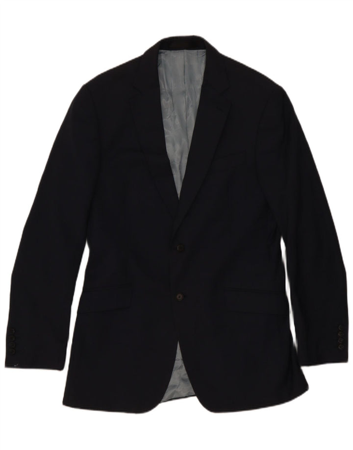 Marks & Spencer Herre 2-knaps blazerjakke UK 40 Medium Navy Blue Classic