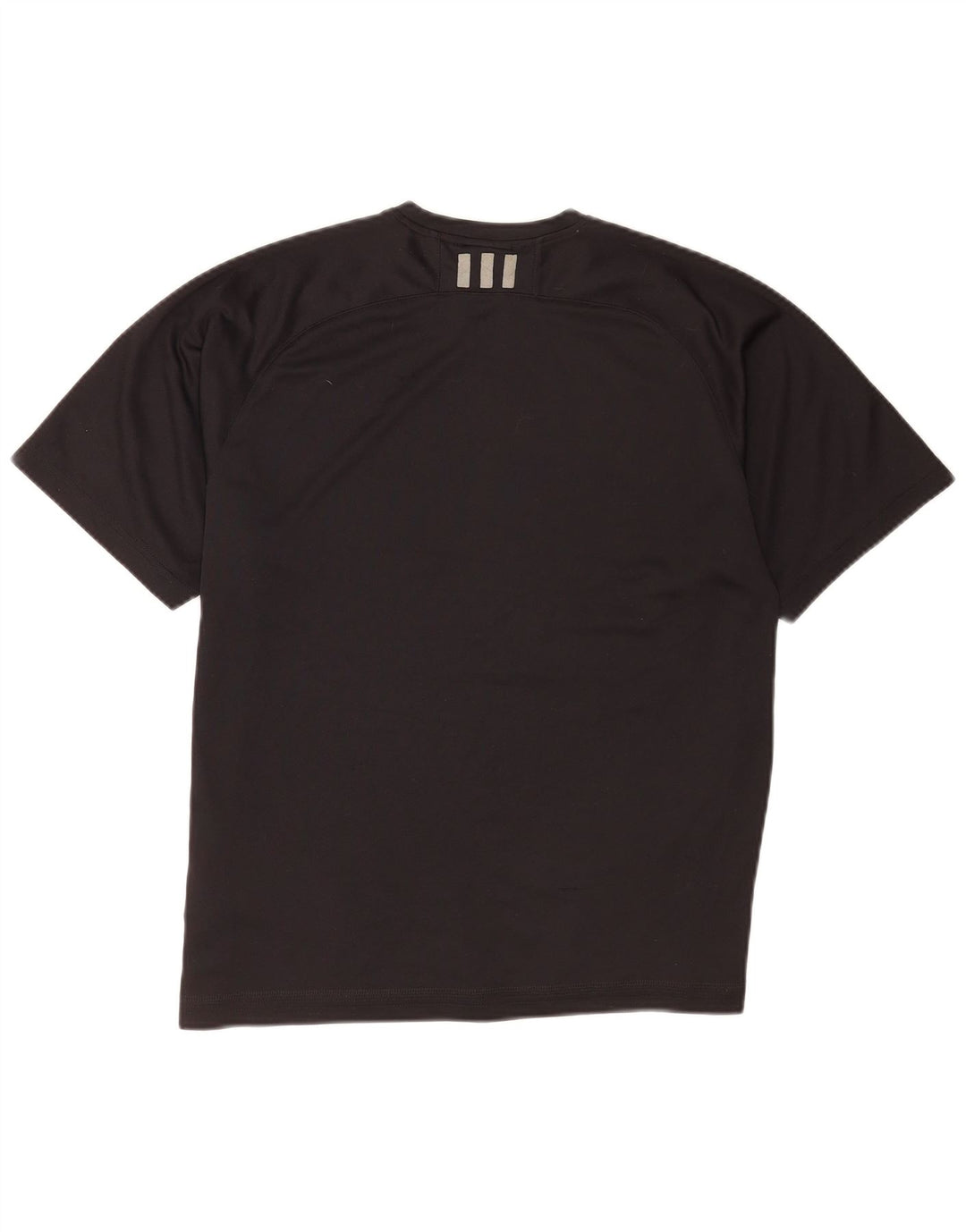 Adidas Herre T-Shirt Top Stor Sort Polyester