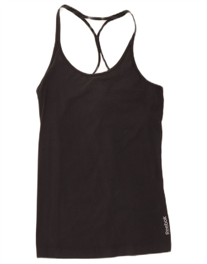 Reebok Damevest Top UK 8 Lille Sort Polyamid